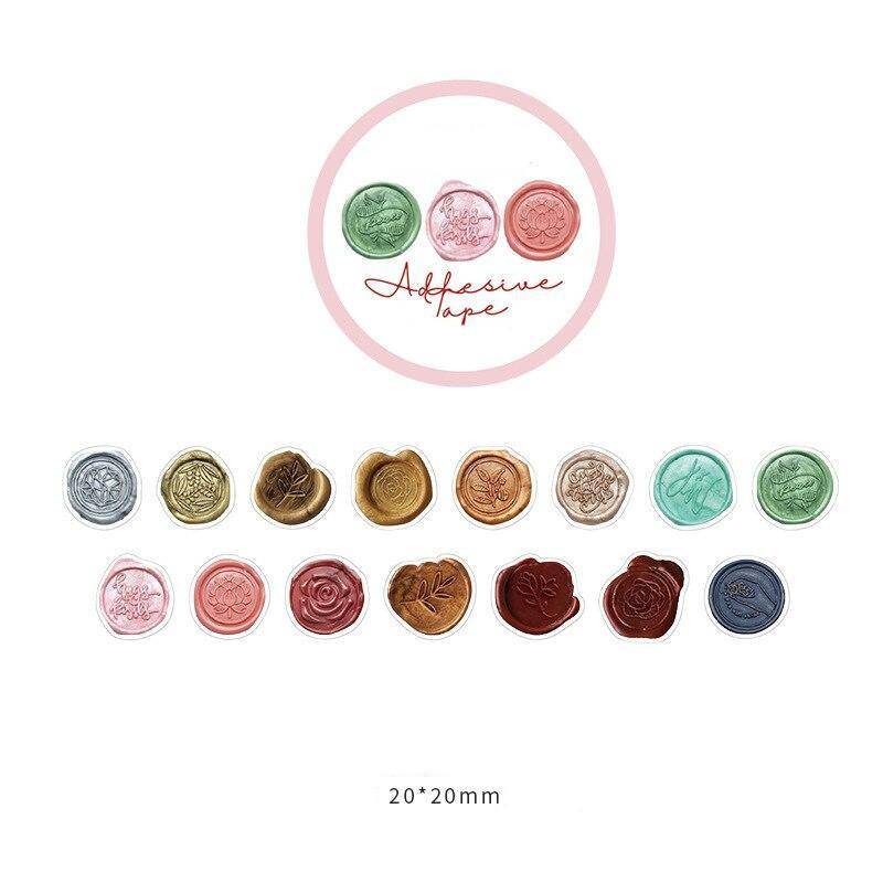 100 Stück Herbstabend-Suge-Serie, speziell geformtes CollageTape, kreatives Einzelstreifen-Washi-Tape, Dekorations-DIY-Materialien von Joom DACH