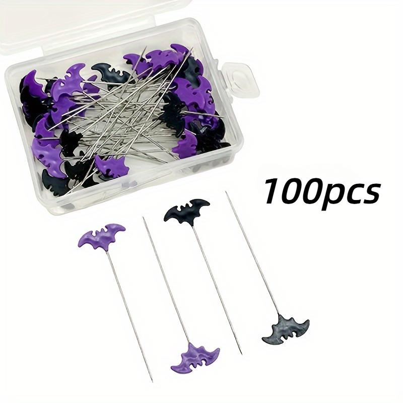 100 Stück Mehrfarbig Stickerei Fledermaus Nähnadeln Set für DIY Basteln und Dekorationen von Joom DACH