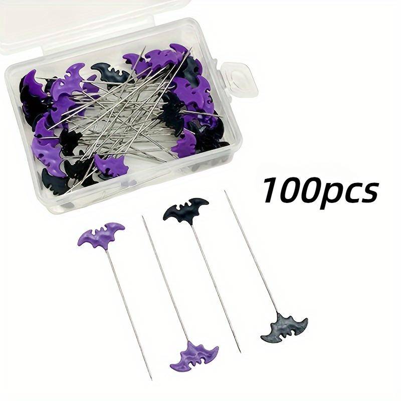 100 Stück Mehrfarbig Stickerei Fledermaus Nähnadeln Set für DIY Basteln und Dekorationen von Joom DACH