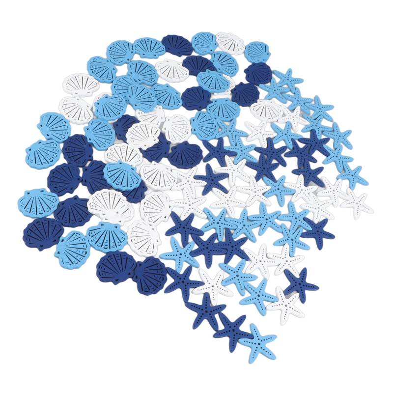 100 Stück Muschel Seestern Heimdeko Innovative DIY Handgefertigte Holzdeko Patch für Party von Joom DACH