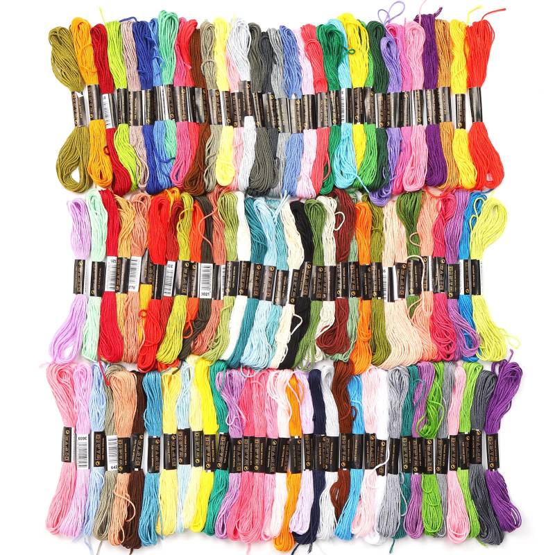 100 Stück Nähgarn Farben Polyester Haushalt Handgefertigt DIY Projekte Handwerk Geschenk von Joom DACH