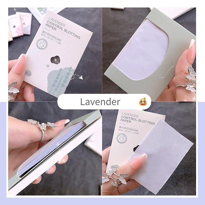 100 Stück Oil Control Face saugfähiges Papier, Gesichtsöl-Kontroll-Reinigungstücher, absorbierendes Blatt, fettiges Mattierungsgewebe, Beauty-Reinigungswerkzeug von Joom DACH