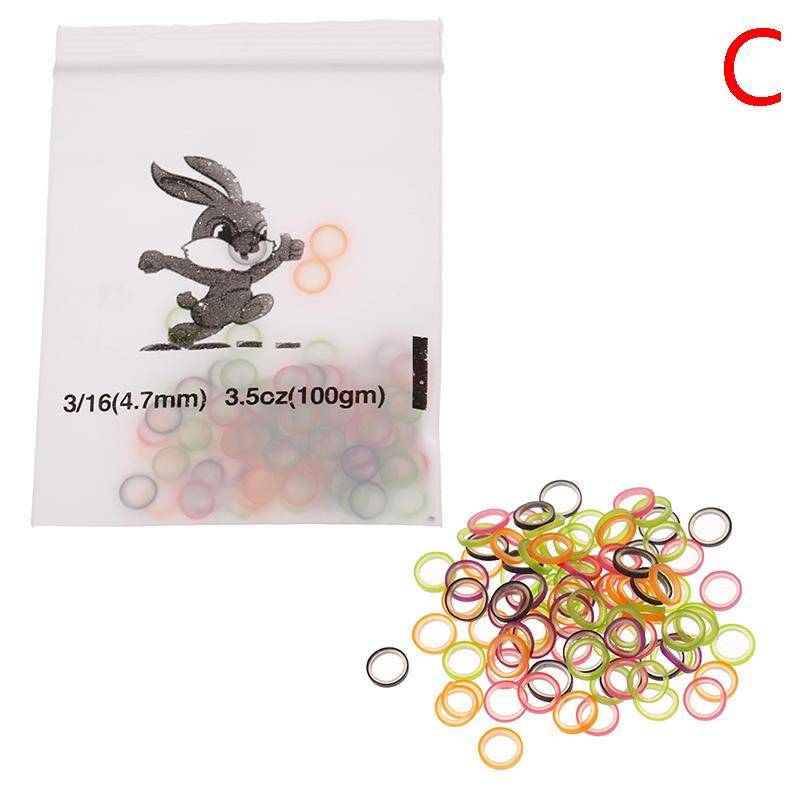 100 Stück farbiges Zahngummiband Zahnkieferorthopädisches Gummiband 3/16mm von Joom DACH