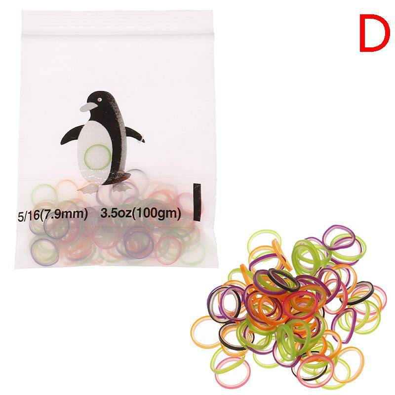 100 Stück farbiges Zahngummiband Zahnkieferorthopädisches Gummiband 5/16mm von Joom DACH