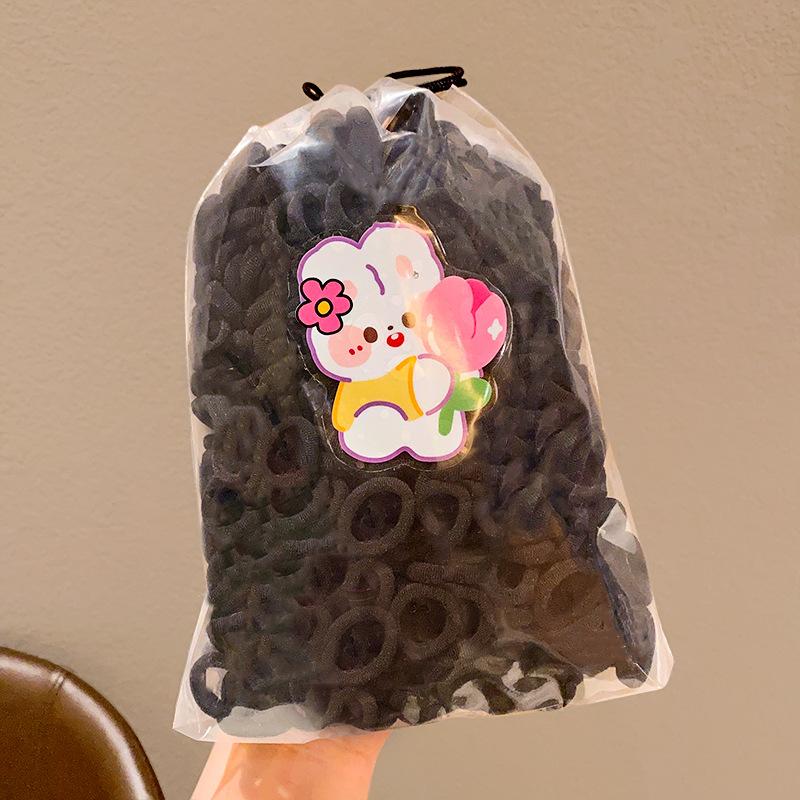 100 Teile/beutel Mädchen Schöne Candy Cartoon Farben Feste Elastische Haar Bands Kinder Nette Srunchies Gummi Bänder Kid Haar Zubehör 3# von Joom DACH