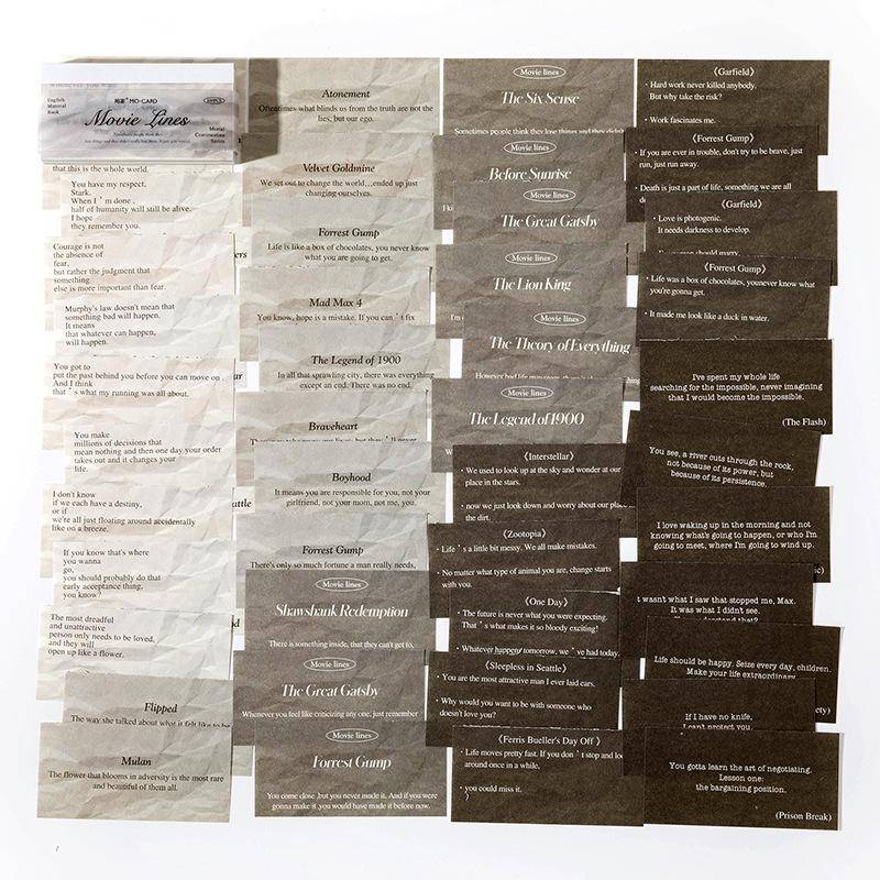 100 blätter Vintage Englisch Poesie Segen Dekorative Material Papier Collage Hintergrund Papier Scrapbooking Tagebuch Label Planer von Joom DACH