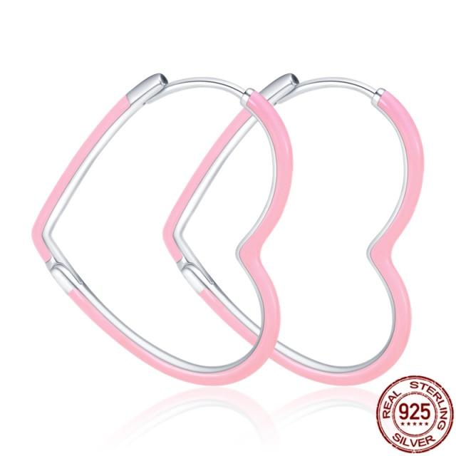 100 % echtes 925er-Sterlingsilber, 11 klassische Herz-Zirkon-Ohrringe, geeignet als Geburtstagsgeschenk für Mädchen, Modeschmuck von Joom DACH