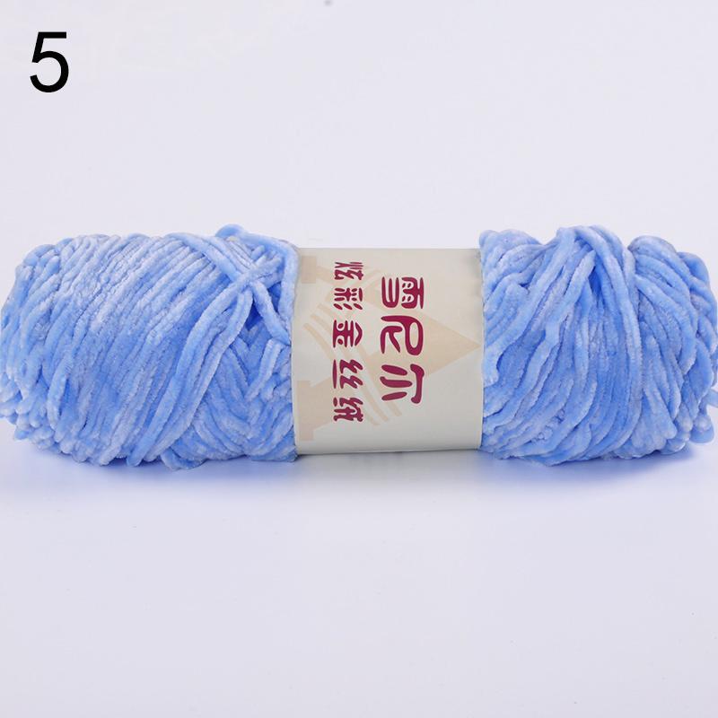 100 g Chenille-Garn zum Handstricken, Häkeln, Plüschfäden, Wollgarn, Nähen, Wolle, Stricken, DIY 5 von Joom DACH