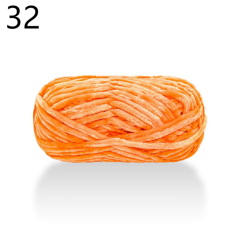 100 g Woll-Chenillegarn, weiches Samtgarn, Strickwolle, Häkelmaterial, DIY, handgefertigt, handgewebt, für Mütze, Schal, Mantel, Kissen, Decke von Joom DACH