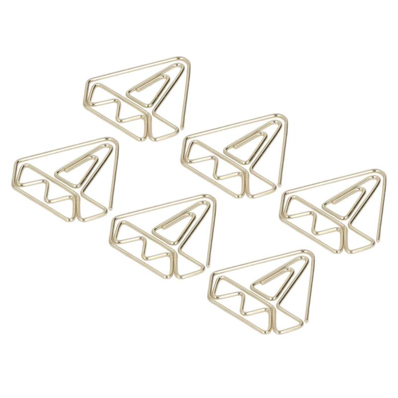 100 stücke Metallic Papier Clips Goldene Galvanik Prozess Anti Rost Papier Clips Non Skid mit von Joom DACH