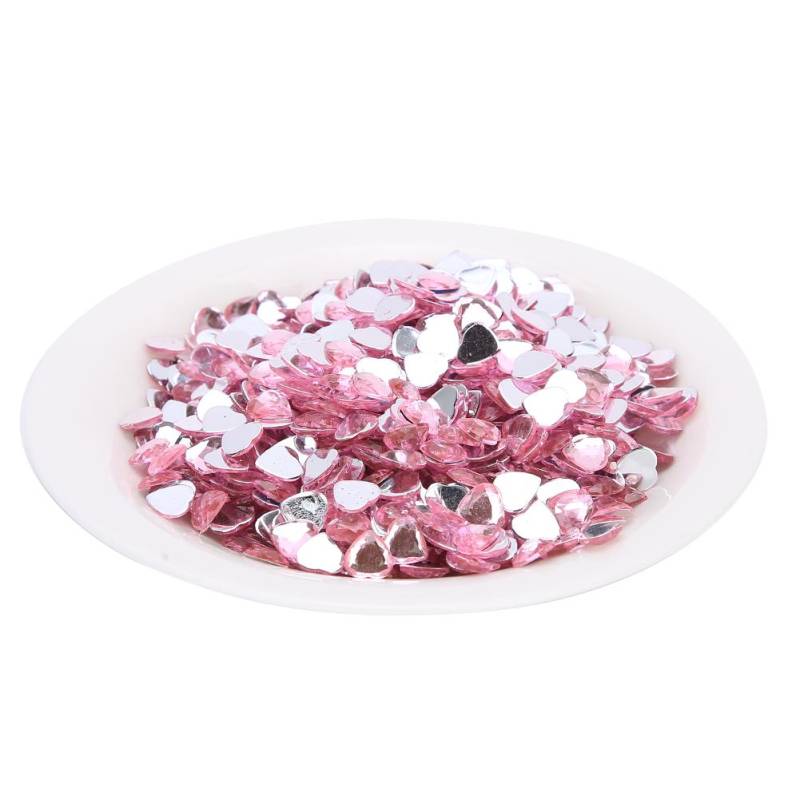 1000 Stück Point Back Strasssteine DIY Hochzeitsschmuck Kleidung Armband Zubehör 8mmRosa von Joom DACH