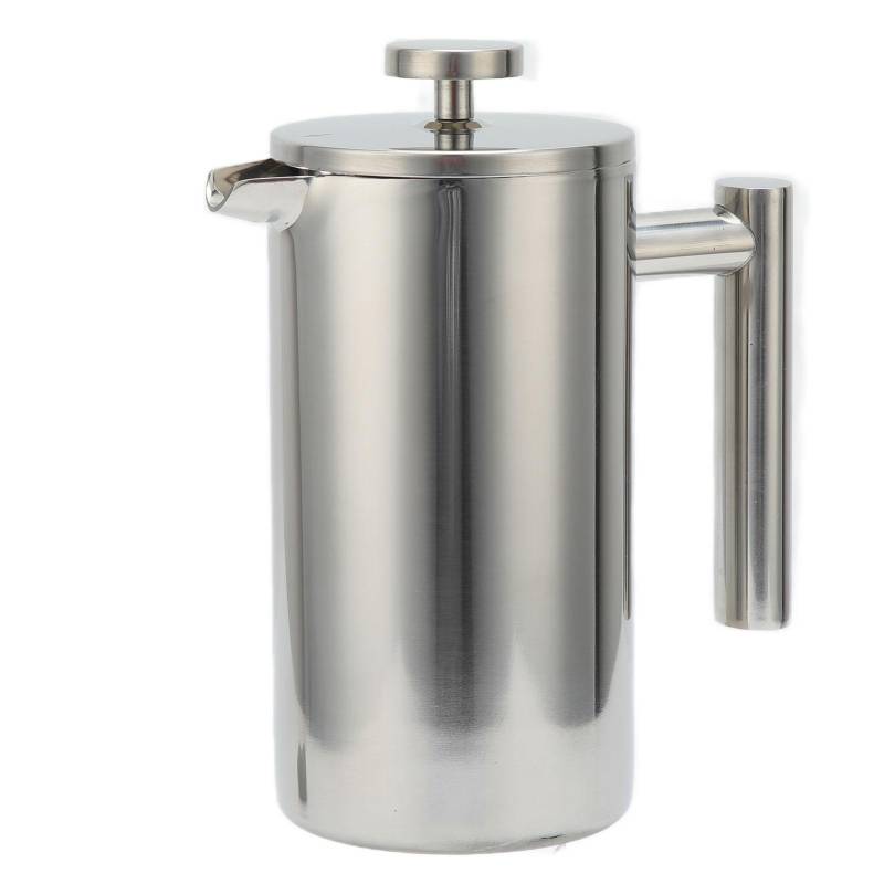 1000ML French Press Edelstahl Kaffeekanne Handgebrühter Kaffee Teebereiter für Zuhause von Joom DACH