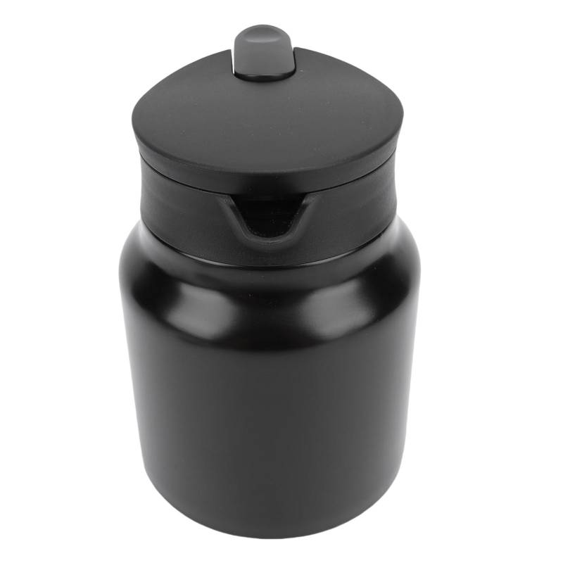 1000ml Vakuumisolierte Teekanne mit Filter 1000ml Edelstahl Isolierte Thermos-Kaffeekanne Wasser Getränkekrug L matte schwarze von Joom DACH