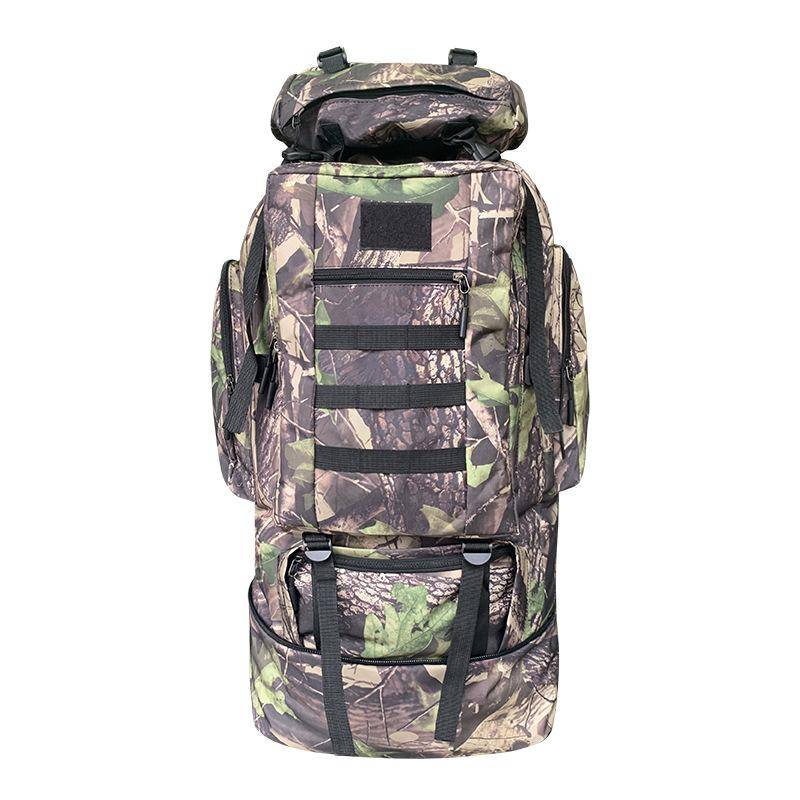 100L erweiterbarer Outdoor-Rucksack mit großem Fassungsvermögen, wasserdicht, langlebig, kratzfest, Oxford, Wander- und Campingtasche, Reiserucksack von Joom DACH