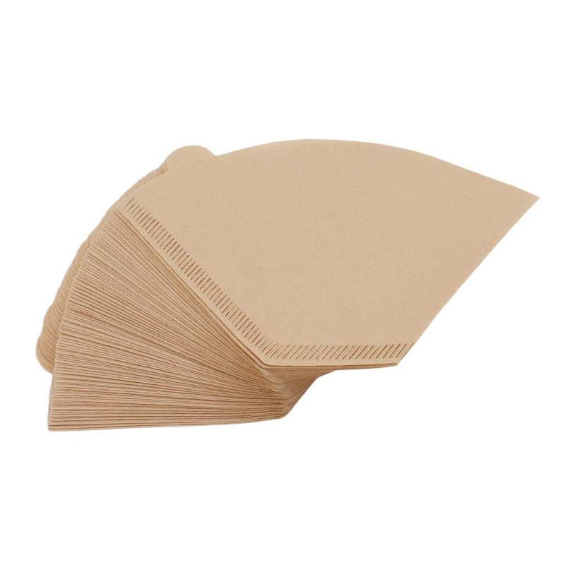 100Pcs 2 zu 4 Tasse Kaffee Filter Fan Geformt Einweg Ungebleichte Natürliche Kaffee Filter Papier für von Joom DACH