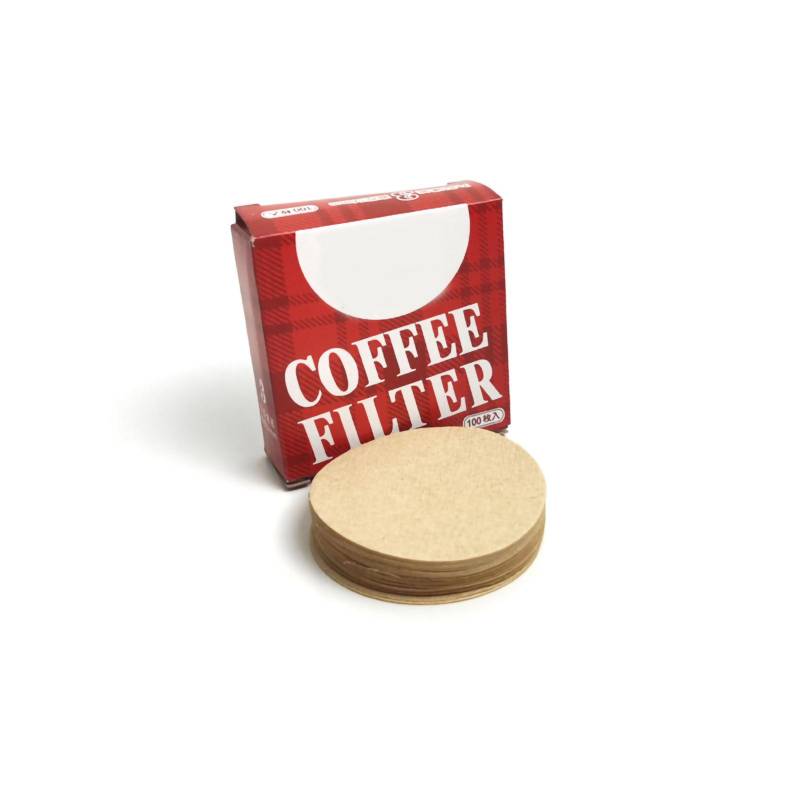 100Pcs Kaffee Filter Papier Nadelholz Holz Runde Geformt Filter Papier Drip Kaffee Topf, Der Number 3 von Joom DACH