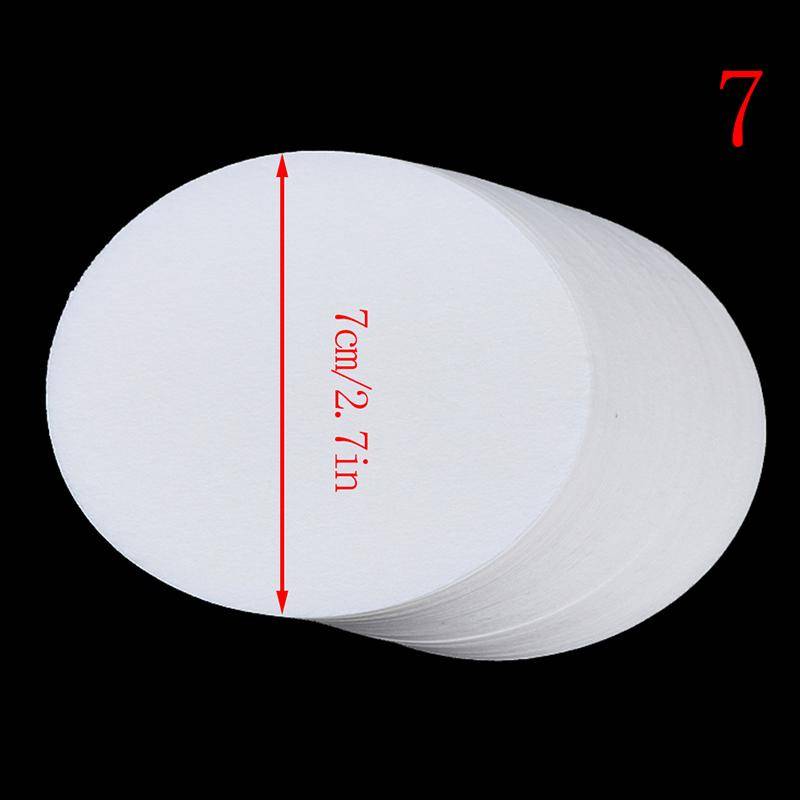 100Pcs Labor Filter Papier Rund Qualitative Filter Papier Mittlerer Geschwindigkeit 7CM von Joom DACH