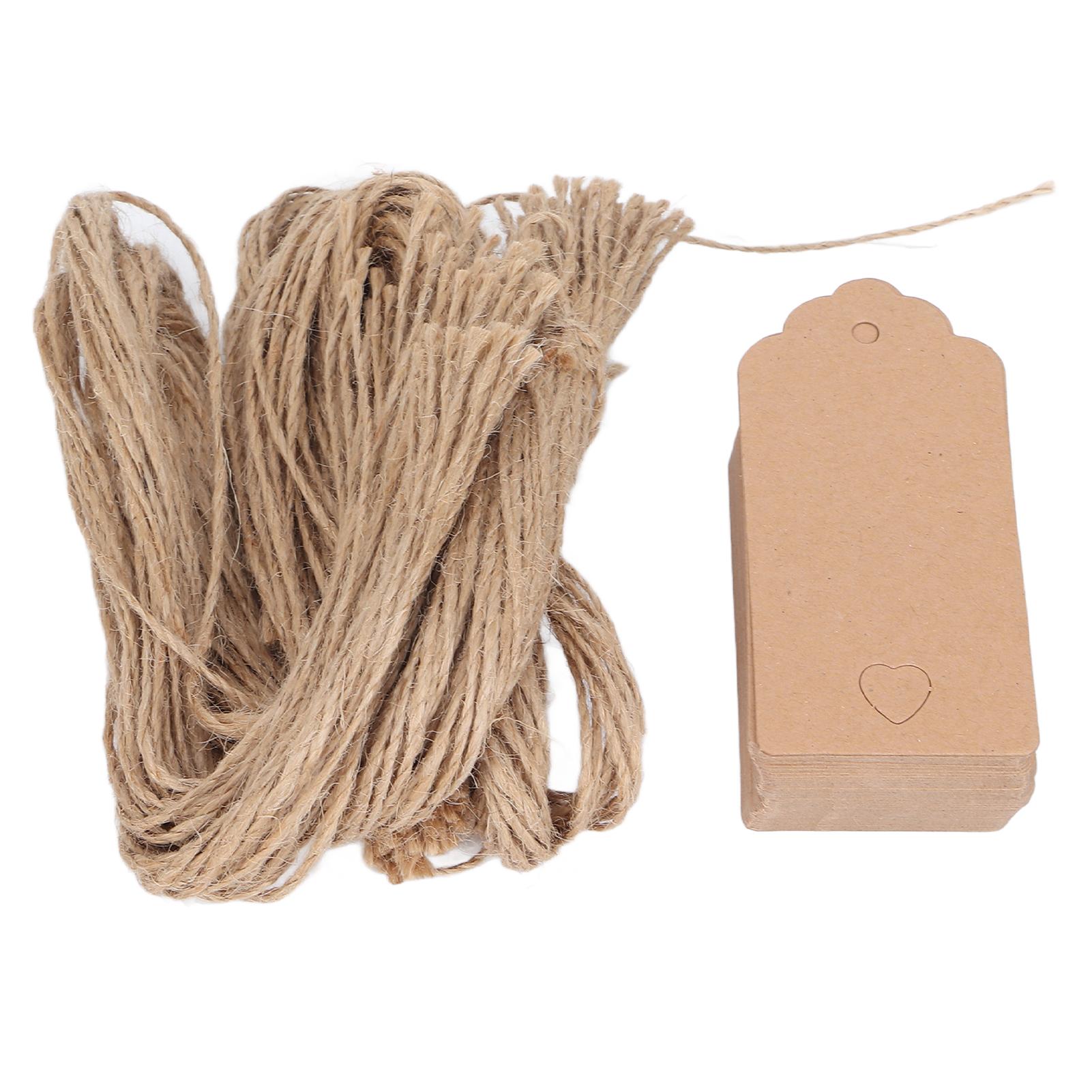 100Pcs Papier Tags Kraft Papier Saubere Oberfläche Langlebig Pre Gestanzt Breite Anwendung Preis Tags von Joom DACH