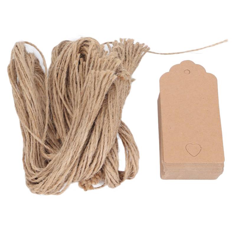 100Pcs Papier Tags Kraft Papier Saubere Oberfläche Langlebig Pre Gestanzt Breite Anwendung Preis Tags von Joom DACH