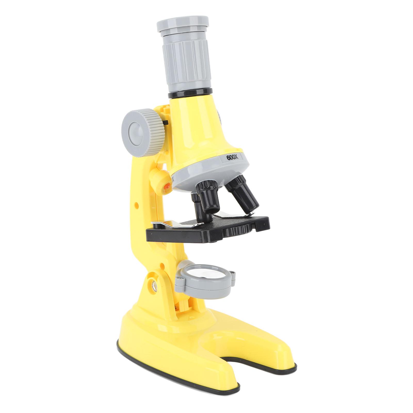 100X 600X 1200X Mikroskop für Kinder Anfänger Mikroskop Spielzeug Kinder Mikroskop Set mit LED-Licht von Joom DACH