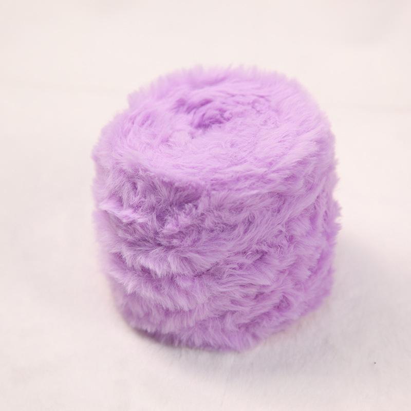 100g/Ball Pelz Samt Kunstpelz Garn Weiche Häkeln Handgemachte Gestrickte DIY Garn Pelz Faden von Joom DACH