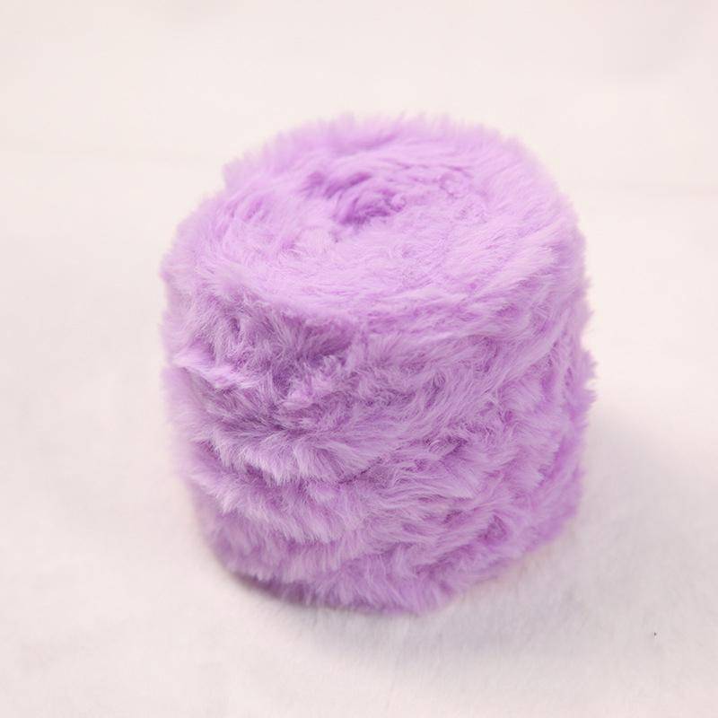 100g/Ball Pelz Samt Kunstpelz Garn Weiche Häkeln Handgemachte Gestrickte DIY Garn Pelz Faden von Joom DACH