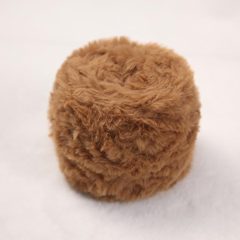 100g/Ball Pelz Samt Kunstpelz Garn Weiche Häkeln Handgemachte Gestrickte DIY Garn Pelz Faden von Joom DACH