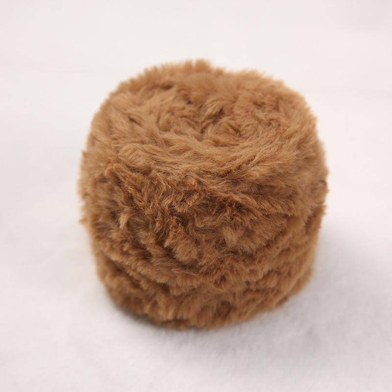 100g/Ball Pelz Samt Kunstpelz Garn Weiche Häkeln Handgemachte Gestrickte DIY Garn Pelz Faden von Joom DACH