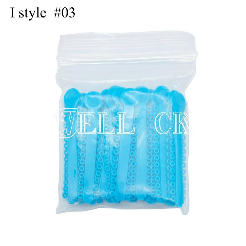 1040 Stück Dental Kieferorthopädie Ligatur Krawatten elastische Gummibänder Zahnarzt Materialien I style  03 von Joom DACH