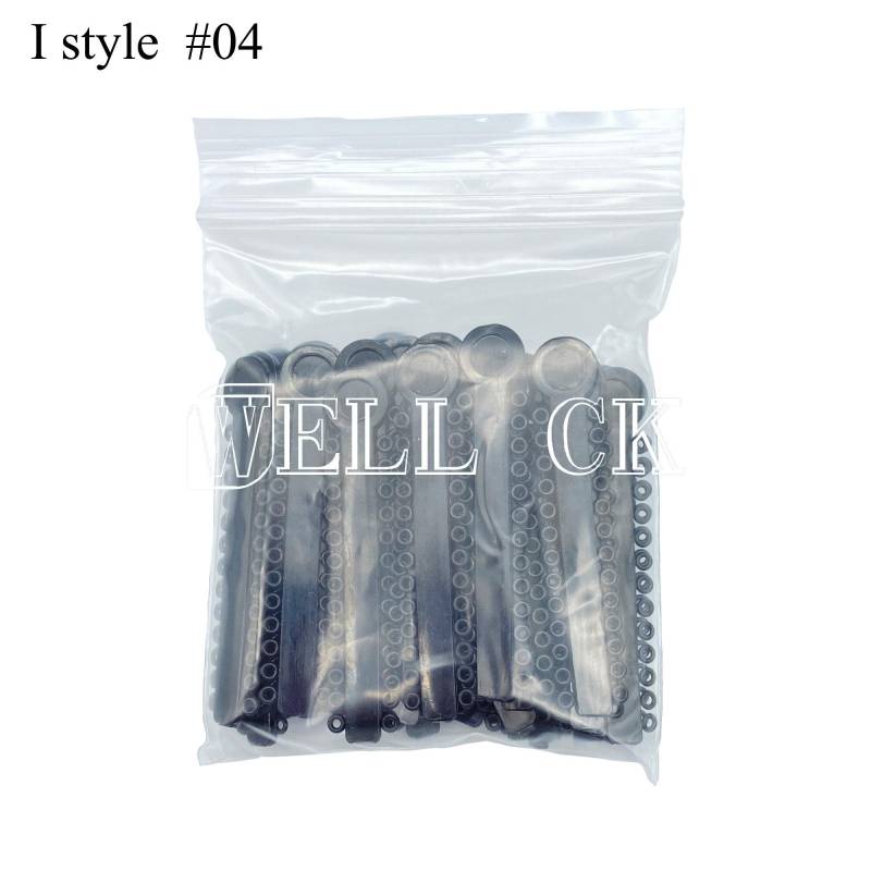 1040 Stück Dental Kieferorthopädie Ligatur Krawatten elastische Gummibänder Zahnarzt Materialien I style  04 Black von Joom DACH