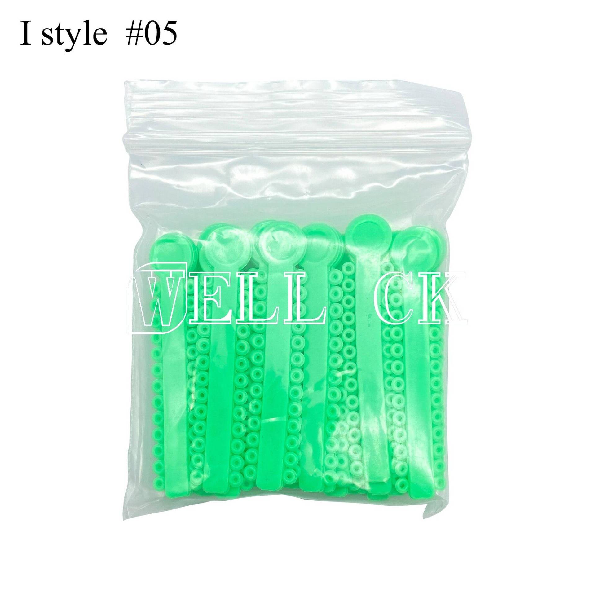 1040 Stück Dental Kieferorthopädie Ligatur Krawatten elastische Gummibänder Zahnarzt Materialien I style  05 von Joom DACH