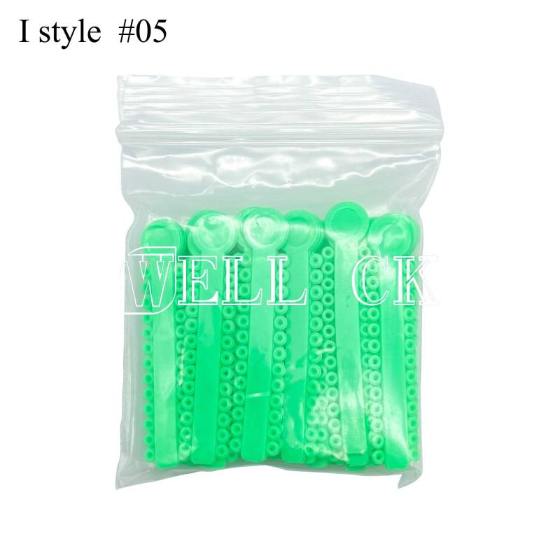 1040 Stück Dental Kieferorthopädie Ligatur Krawatten elastische Gummibänder Zahnarzt Materialien I style  05 von Joom DACH