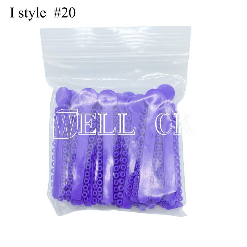 1040 Stück Dental Kieferorthopädie Ligatur Krawatten elastische Gummibänder Zahnarzt Materialien I style  20 von Joom DACH