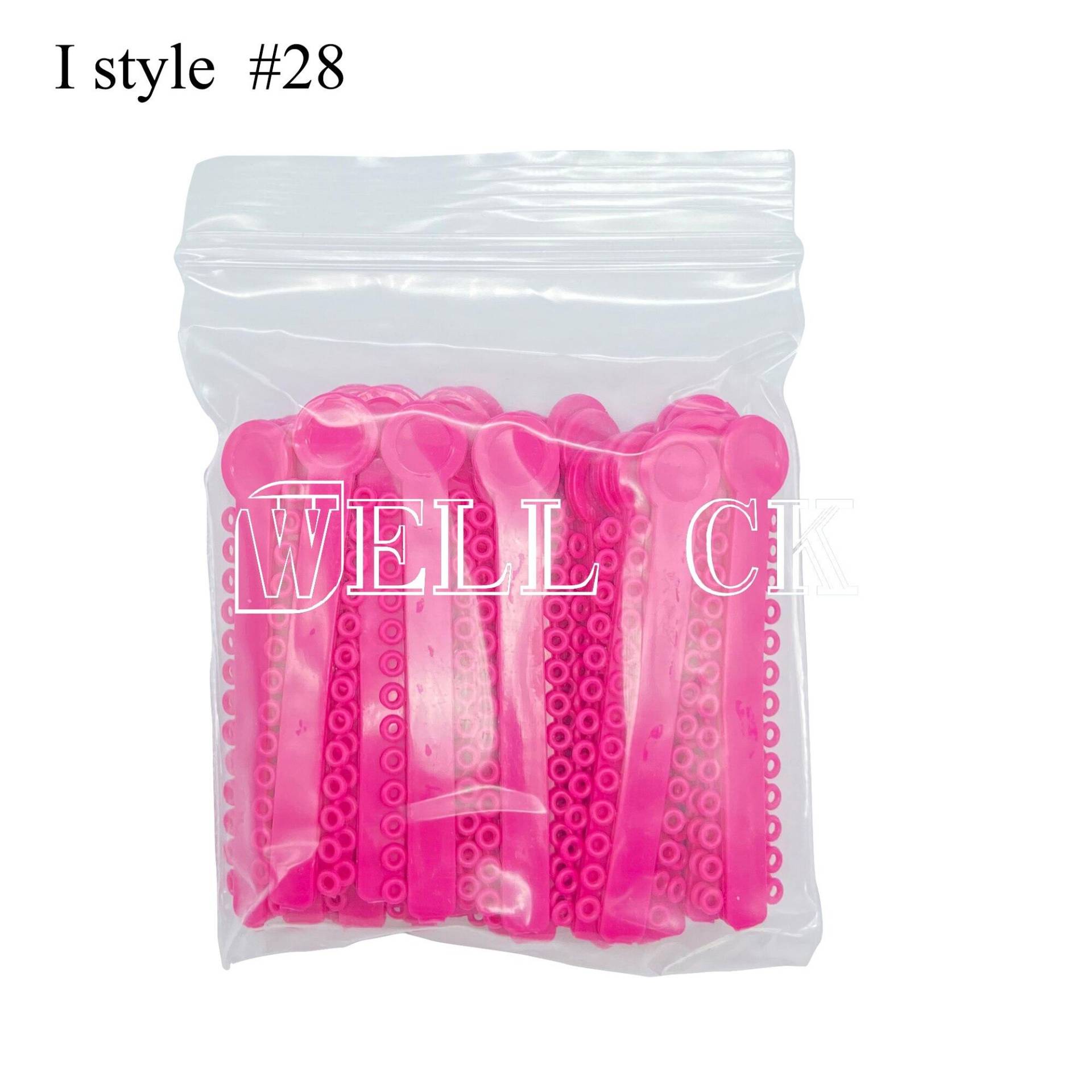 1040 Stück Dental Kieferorthopädie Ligatur Krawatten elastische Gummibänder Zahnarzt Materialien I style  28 von Joom DACH