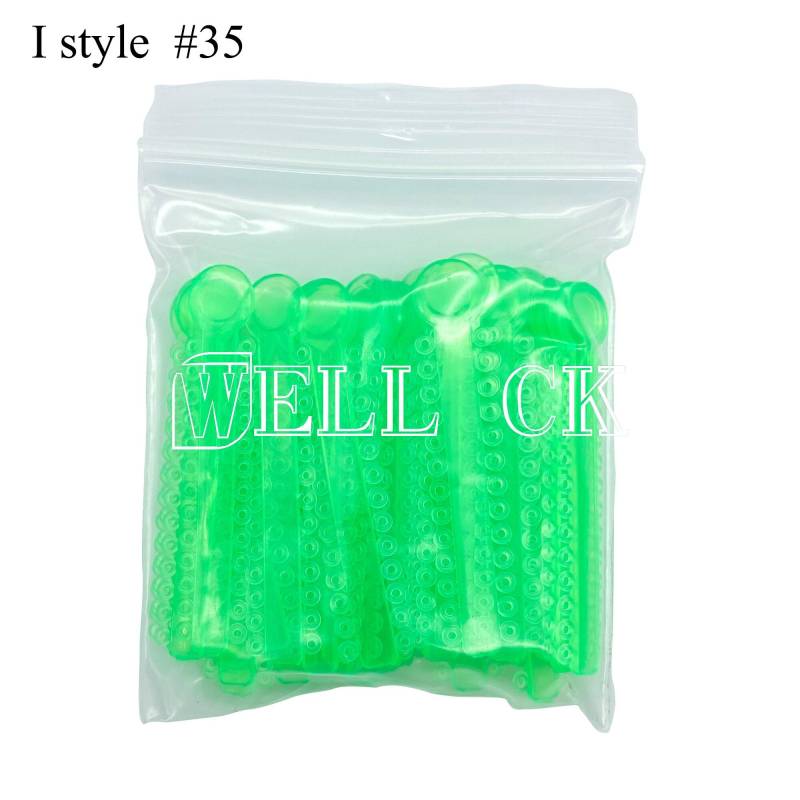 1040 Stück Dental Kieferorthopädie Ligatur Krawatten elastische Gummibänder Zahnarzt Materialien I style  35 von Joom DACH