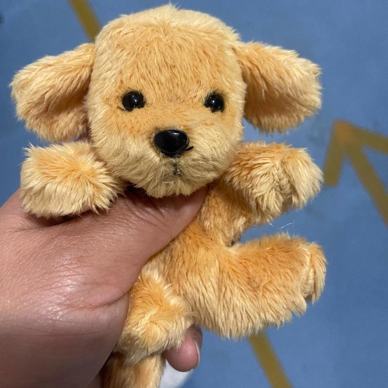10 cm Plüsch Kleiner Golden Retriever Hund Dekoration Niedlicher Schlüsselanhänger Kette Dekor Handtaschenzubehör Für Schlüsselring Mädchen Geschenk Frauen F weiß von Joom DACH