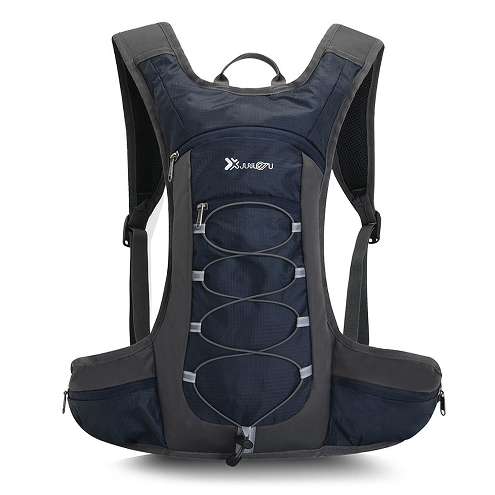 10L Fahrrad-Trinkrucksack, leichter Wanderrucksack, Tagesrucksack, Schultertasche für Outdoor-Camping dunkelblaue von Joom DACH