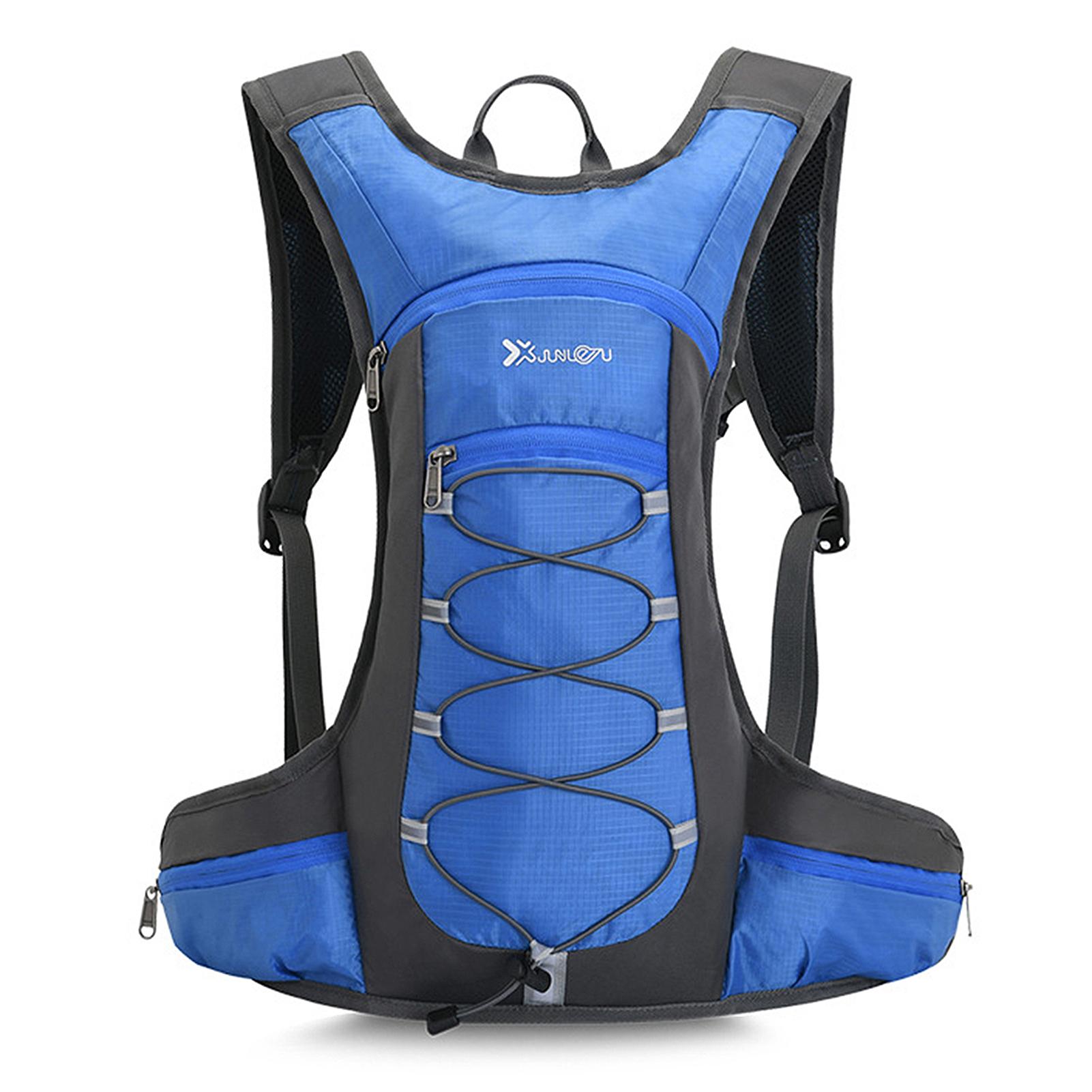 10L Fahrrad-Trinkrucksack, leichter Wanderrucksack, Tagesrucksack, Schultertasche für Outdoor-Camping blau von Joom DACH