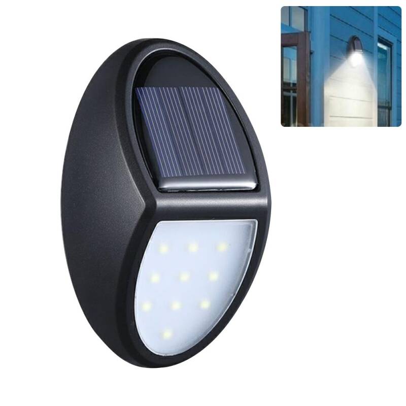10LED Solarleuchte Wandlampe IP65 Wasserdicht Außen Solar Gartenleuchte für Hof Innenhof Led Solar von Joom DACH