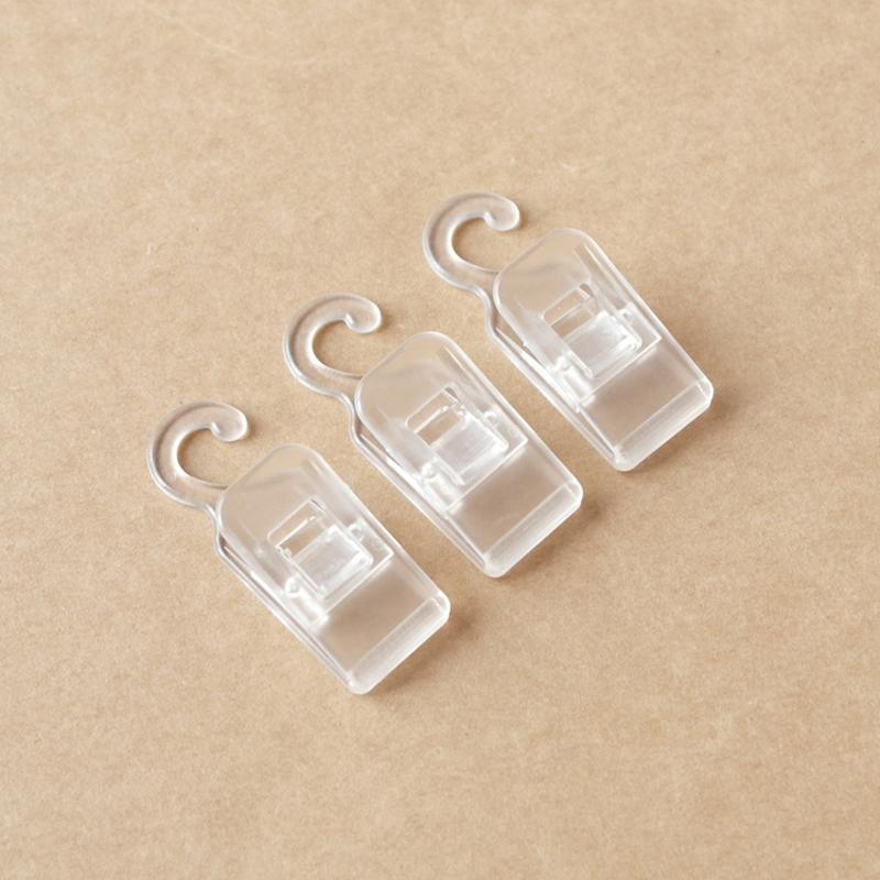 2PCS Transparent Kunststoff Haken Clip Tragbare Reise Mini Wäscheklammer Socken Handtuch Clip transparent von Joom DACH