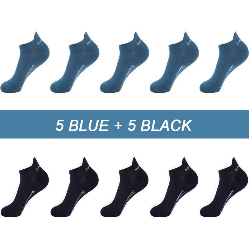 10Pairs Hohe Qualität Männer Ankle Socken Atmungsaktive Baumwolle Sport Socken Mesh Casual Sportlich Sommer Dünn Geschnitten Kurze Sokken Größe 38-46 EU(38-46) von Joom DACH