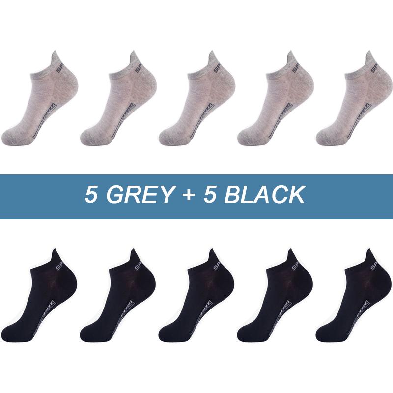10Pairs Hohe Qualität Männer Ankle Socken Atmungsaktive Baumwolle Sport Socken Mesh Casual Sportlich Sommer Dünn Geschnitten Kurze Sokken Größe 38-46 EU(38-46) von Joom DACH