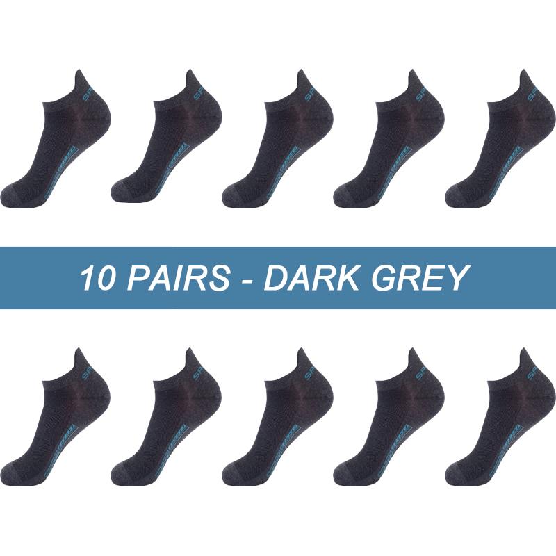 10Pairs Hohe Qualität Männer Ankle Socken Atmungsaktive Baumwolle Sport Socken Mesh Casual Sportlich Sommer Dünn Geschnitten Kurze Sokken Größe 38-46 EU(38-46) von Joom DACH