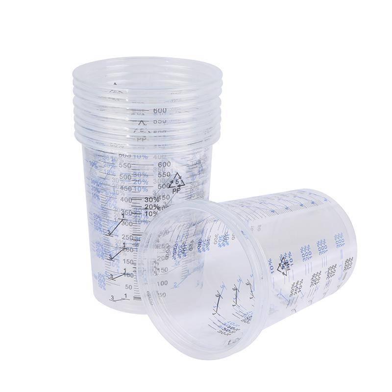 10Pcs 600Ml Kunststoff Farbe Mischen Tasse Mischen Topf Farbe Mischen Kalibrierung Tasse von Joom DACH