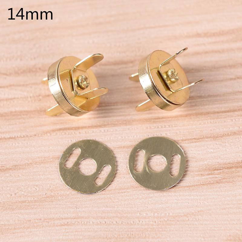 10Pcs Magnetverschluss Handtasche Geldbörse Verschluss Knopf Tasche Zubehör Teile Tasche Knopf 14MM gold von Joom DACH