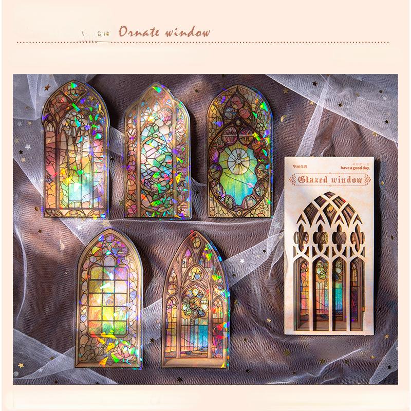 10Pcs Retro Glasierte Fenster Serie Dekorative Wasserdichte Aufkleber Scrapbooking Material Label Diy Tagebuch Album Journal Planer 10Pcs Retro Glasierte Fenster Serie Dekorative Wasserdichte Aufkleber Scrapbooking Material Label Diy Tagebuch Album Journal Planer von Joom DACH