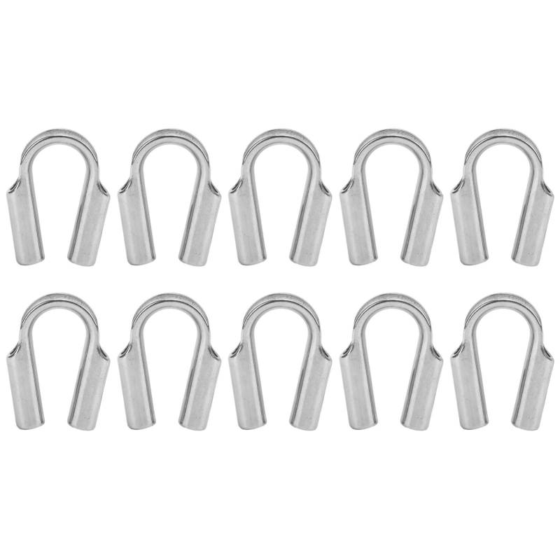 10Pcs Rohr Fingerhut 304 Edelstahl Winde Seil Stahl Draht Schutz Bootfahren Zubehör M6 von Joom DACH