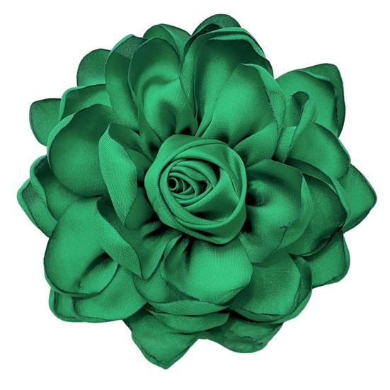 10cm Rose Stoff Blume Zubehör Frauen Vielseitig Corsage Haar Clip Anzug Revers Kleidung Taschen DIY Corsage grün von Joom DACH