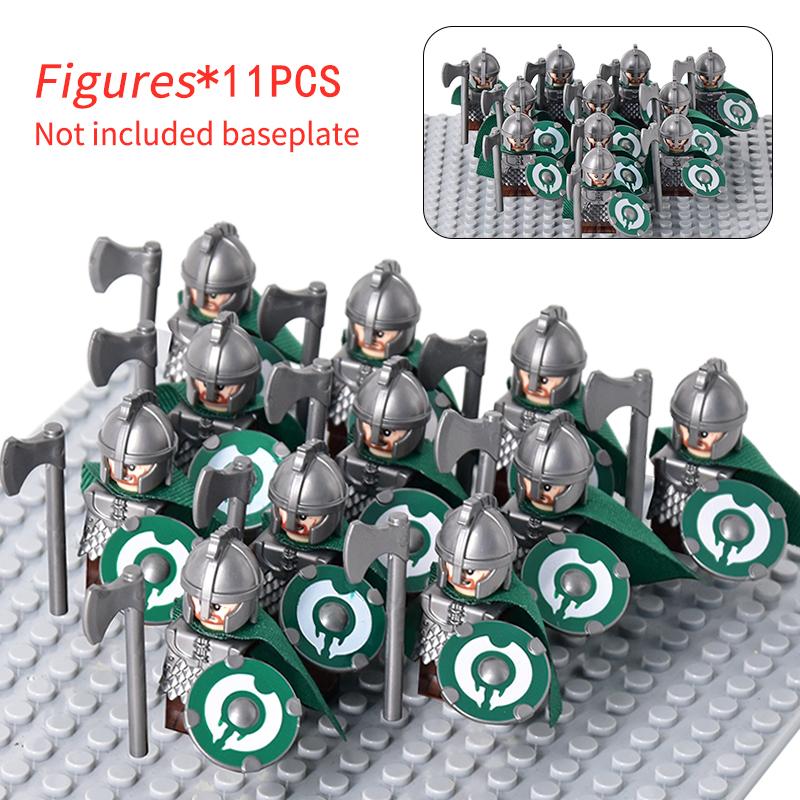 11 stücke Mittelalterlichen Elf Rohan soldaten Wache Armee der Herr der Ringe Action-figuren Mini Ziegel Puppe Montieren Bausteine MOC DIY Spielzeug für kinder geschenke von Joom DACH