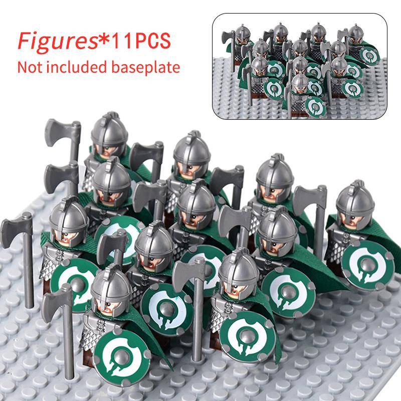 11 stücke Mittelalterlichen Elf Rohan soldaten Wache Armee der Herr der Ringe Action-figuren Mini Ziegel Puppe Montieren Bausteine MOC DIY Spielzeug für kinder geschenke von Joom DACH